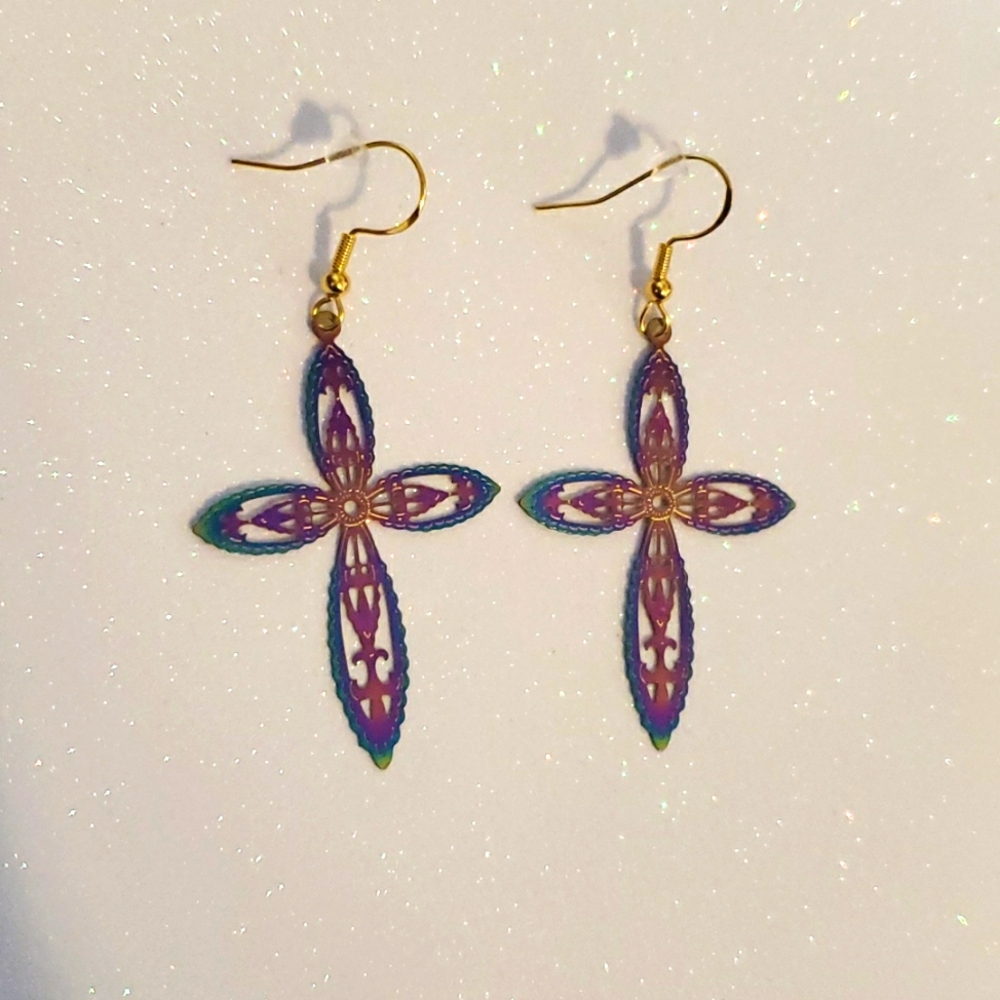 SALE!! Cross Earrings